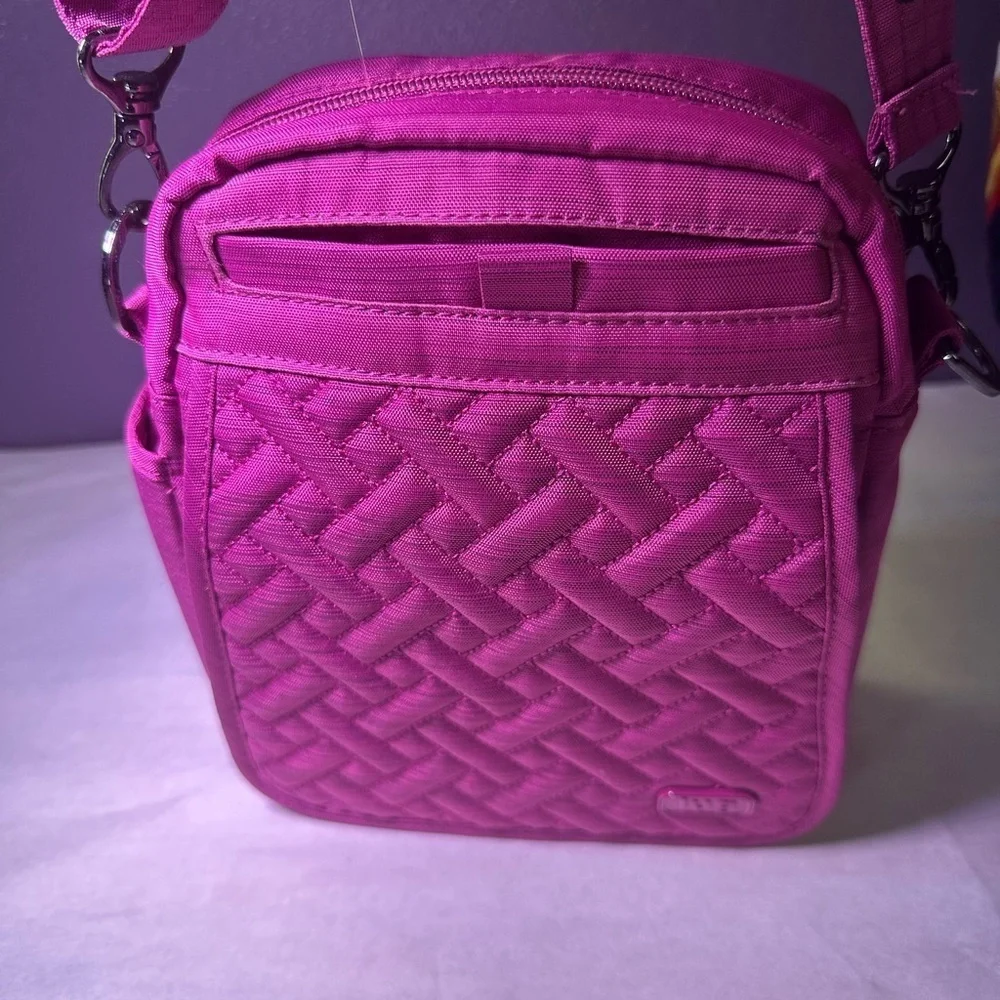 Lug Magenta Crossbody Bag